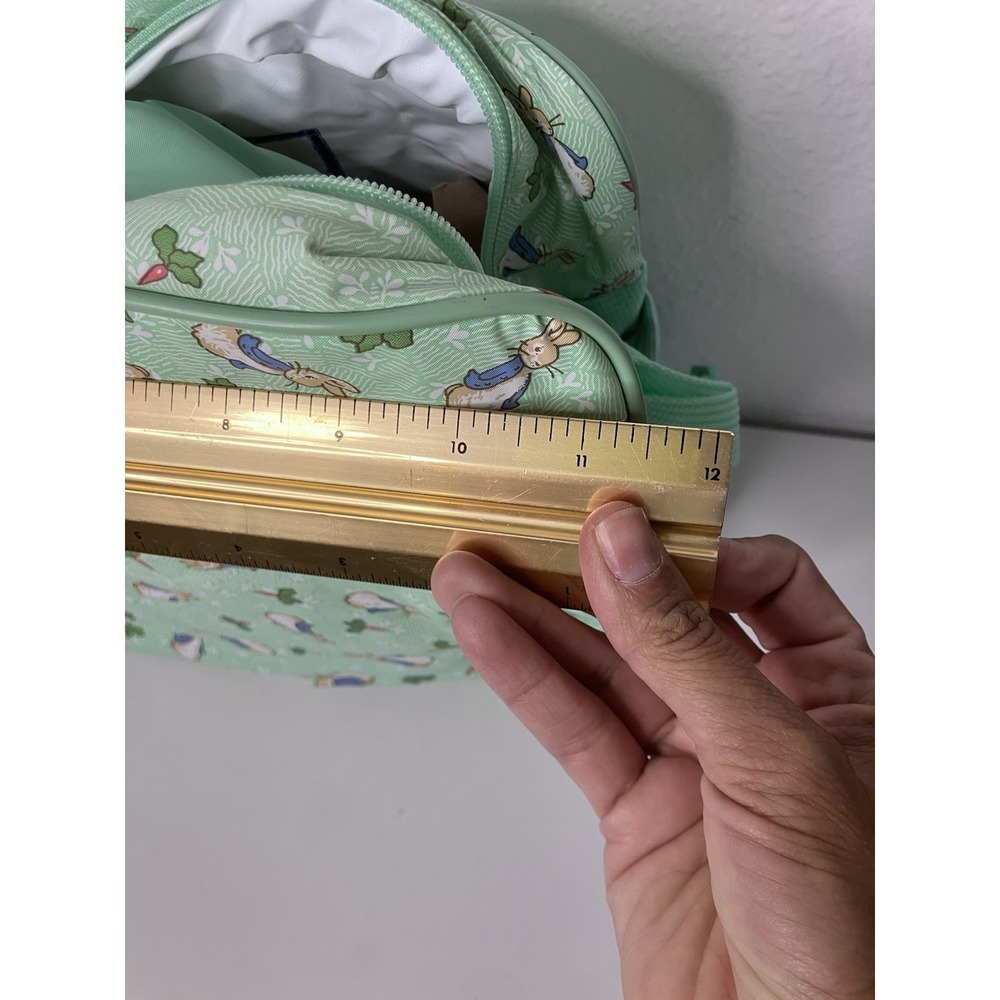 VTG Peter Rabbit Beatrix Potter Enfamil Diaper Bag Matching Small Bag Mint Green - Picture 13 of 13